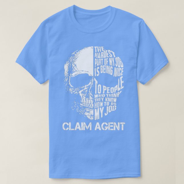 T-shirt Agent de réclamation (Design devant)