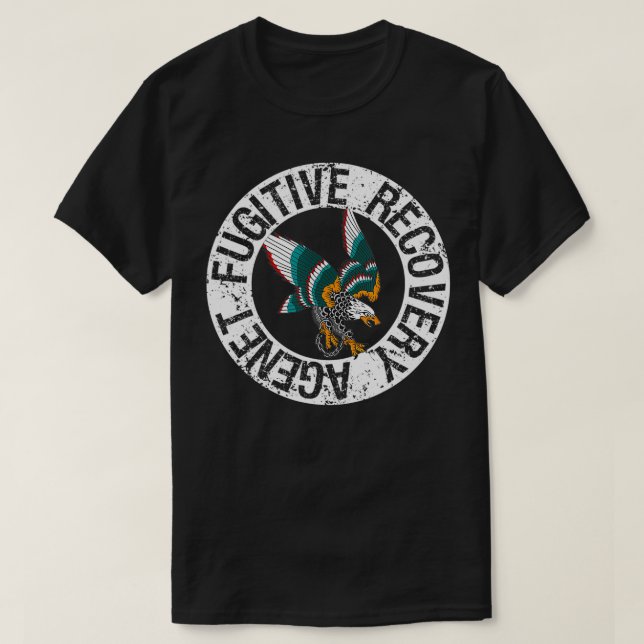 T-shirt Agent de récupération fugace pour chasseur de prim (Design devant)