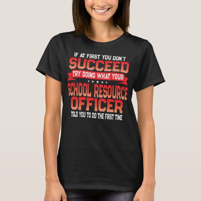 T-shirt Agent de ressources de l'école amusante - Citation (Devant)