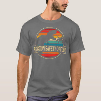 T-shirt Agent de sécurité radiologique Dinosaur