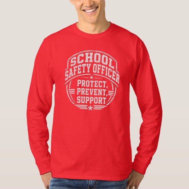 T-shirt Agent de sécurité scolaire (Devant)