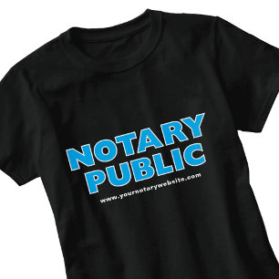 T-shirt Agent de signature de prêt de notaire public Votre