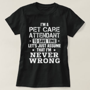 T-shirt Agent de soins pour animaux