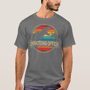 T-shirt Agent des opérations Dinosaur