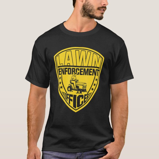 T-shirt Agent d'exécution de pelouse (Devant)