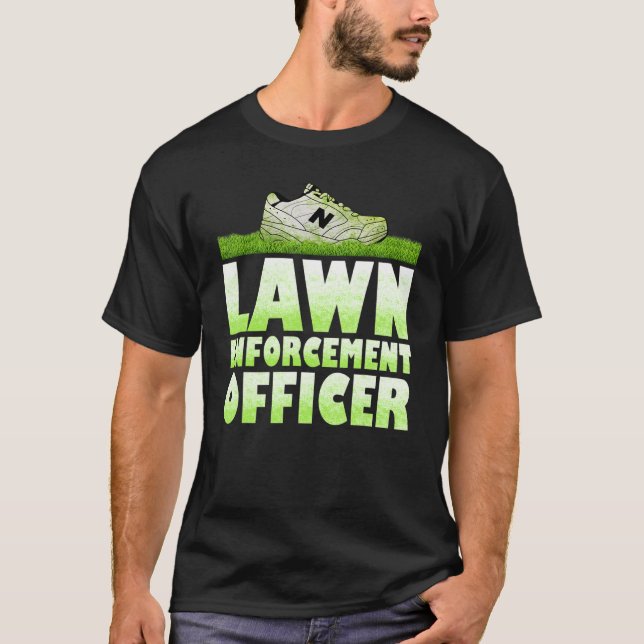 T-shirt Agent d'exécution de pelouse Landscaper (Devant)