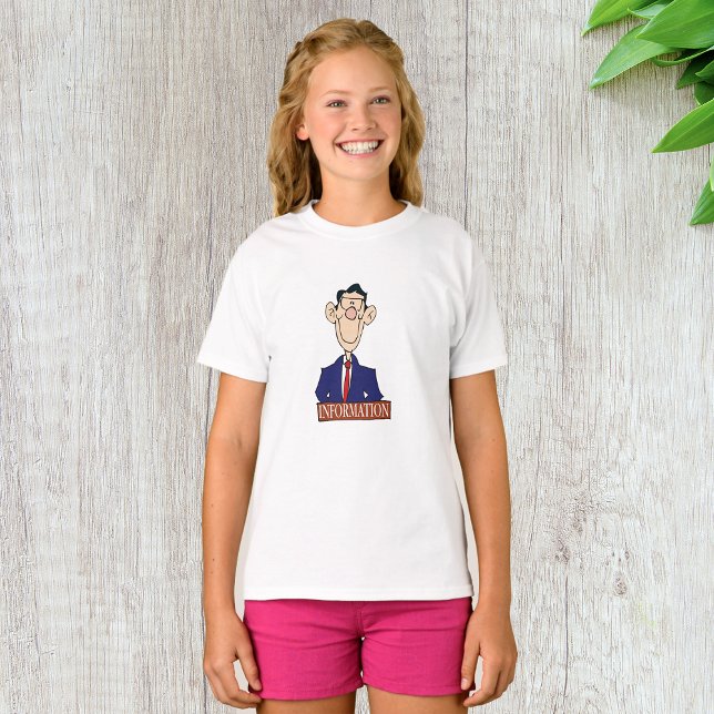 T-shirt Agent d'information Commis professionnel (Créateur téléchargé)