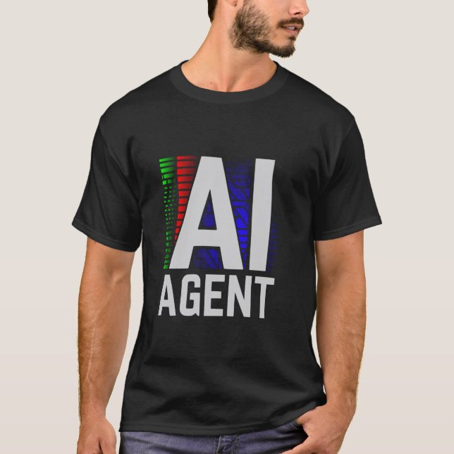 T-shirt agent d'intelligence artificielle (Devant)