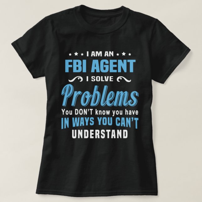 T-shirt Agent du FBI (Design devant)