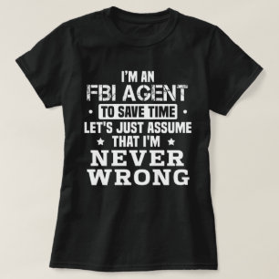 T-shirt Agent du FBI