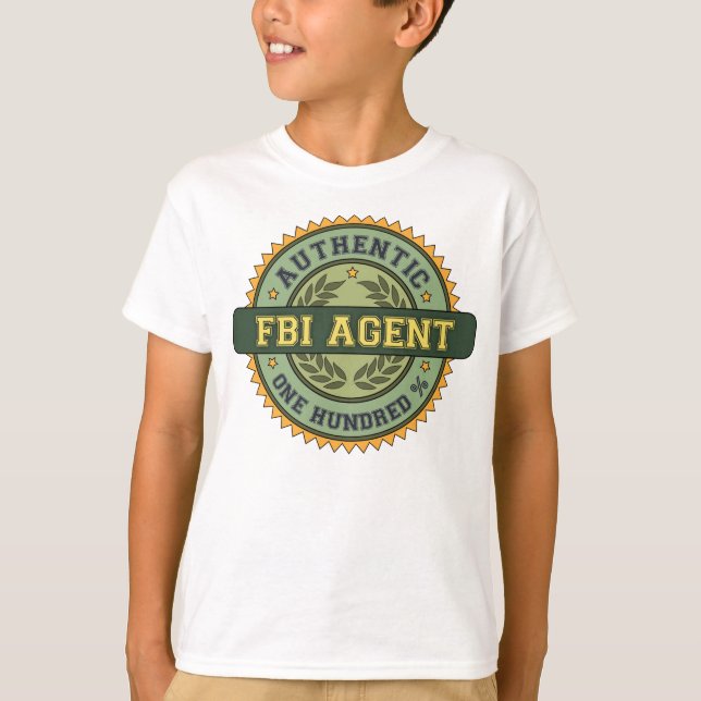 T-shirt Agent du FBI authentique (Devant)