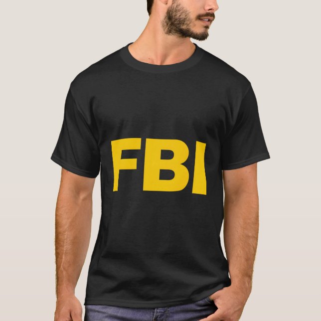 T-shirt Agent fédéral officiel Fbi Blue Small (Devant)