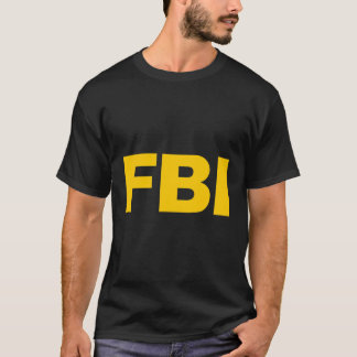 T-shirt Agent fédéral officiel Vêtements Fbi Bleu Petit