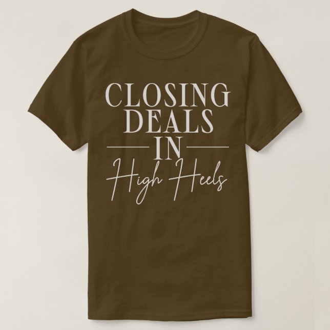T-shirt Agent immobilier 1 (Design devant)