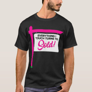 T-shirt Agent immobilier drôle