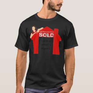 T-shirt Agent immobilier Je suis agent vendeur