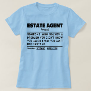 T-shirt Agent immobilier Noun Agent immobilier Drôle Devis