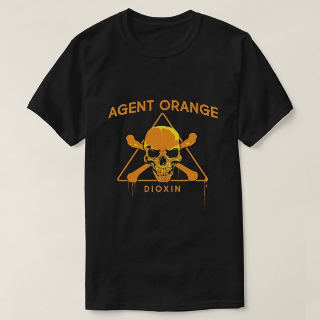 T-SHIRT AGENT ORANGE DIOXIN (Design devant)