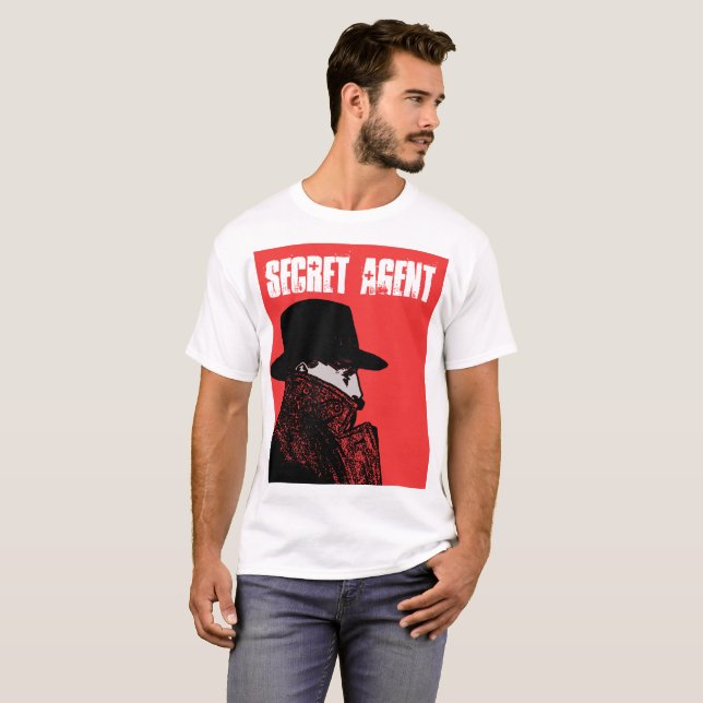 T-shirt Agent secret (Devant entier)