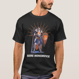 T-shirt AGERE HONORIFICE devise des Templiers