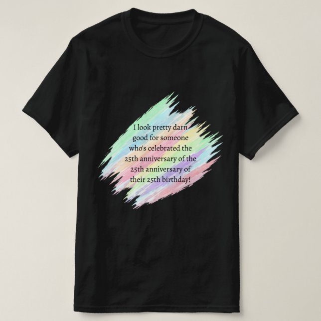 T-shirt Âgés de 75 ans et plus (Design devant)