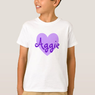 T-shirt Aggie en violet