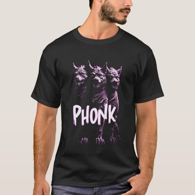 T-shirt Aggressive Phonk Music garçon esthétique (Devant)