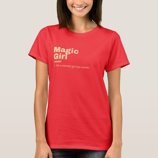 T-shirt agic Girl - Magie (Devant)