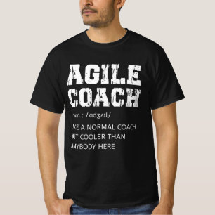 T-shirt Agile Coach définition Pour quelqu'un qui amélio