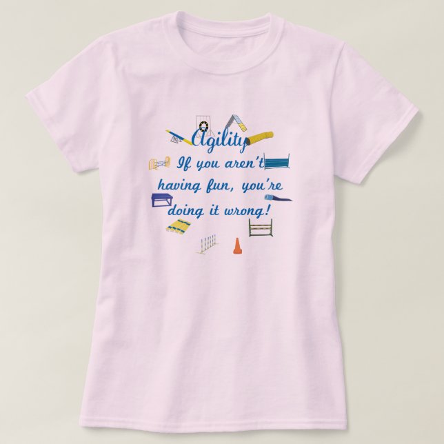 T-shirt Agilité Amusement (Design devant)