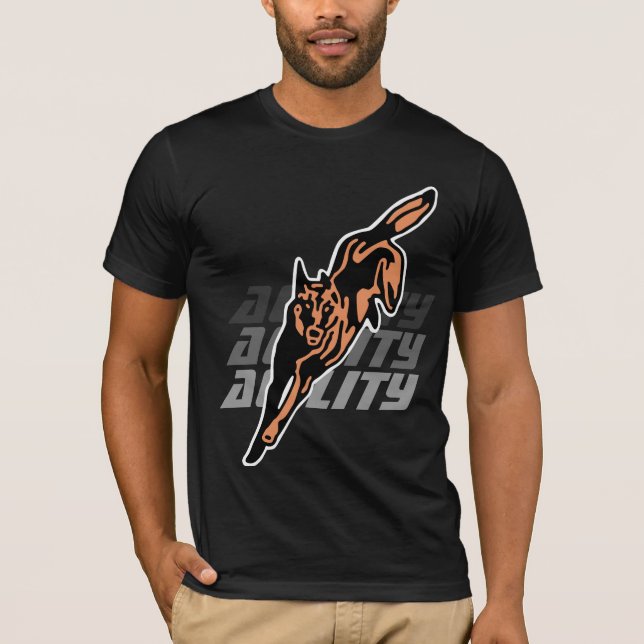 t-shirt agility malinois (Devant)