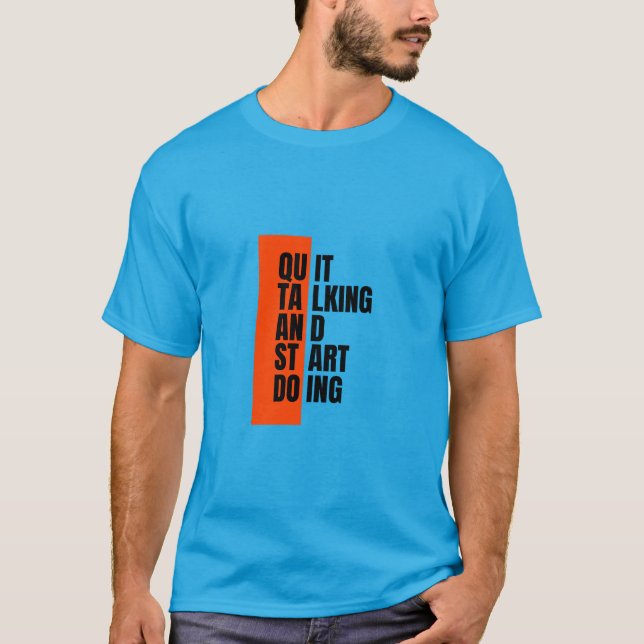 T-shirt agir (Devant)