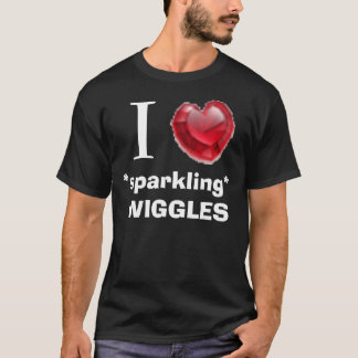 T-shirt agitations de scintillement