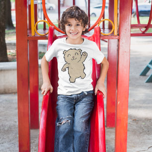 T-shirt Agiter Adorable Ours Souriant