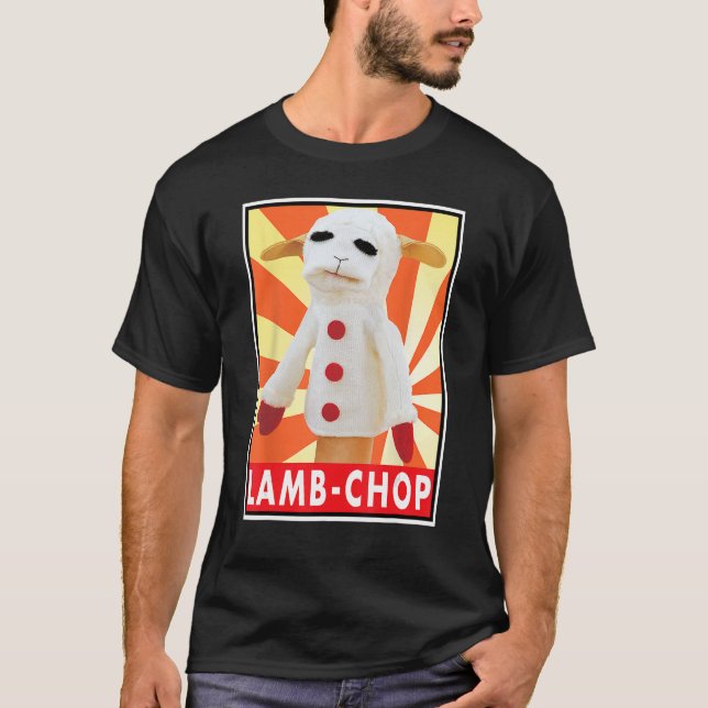 T-shirt Agneau Chop Vintage Retro (Devant)
