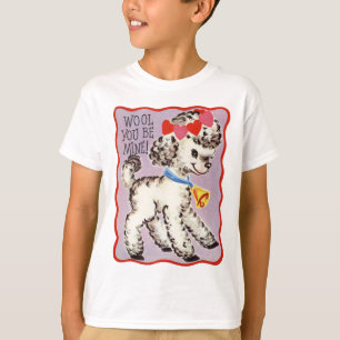 T-shirt Agneau vintage Valentine