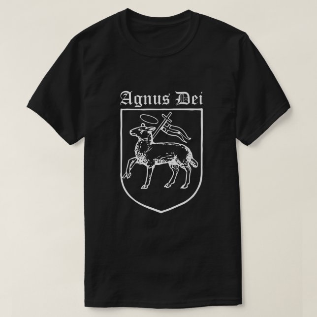 T-shirt Agnus Dei Jésus Agneau de Dieu Messe latine tradit (Design devant)