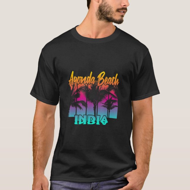 T-shirt Agonda Beach India 3 (Devant)
