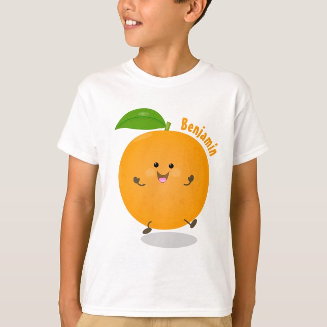 T-shirt Agréable agrumes d'orange (Devant)