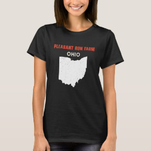 T-shirt Agréable Run Farm Ohio USA State America Travel Oh
