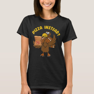 T-shirt Agréable Thanksgiving Sauvez La Turquie Mange Pizz