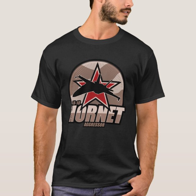 T-shirt Agresseur FA 18 Hornet (Devant)