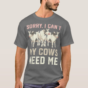 T-shirt Agricole de la vache de l'amour Amoureux des anima