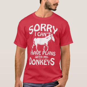 T-shirt Agricole de l'âne d'élevage Amiant agricole Drôle