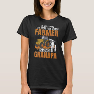 T-shirt Agricole Etre Grand-Père Graphique