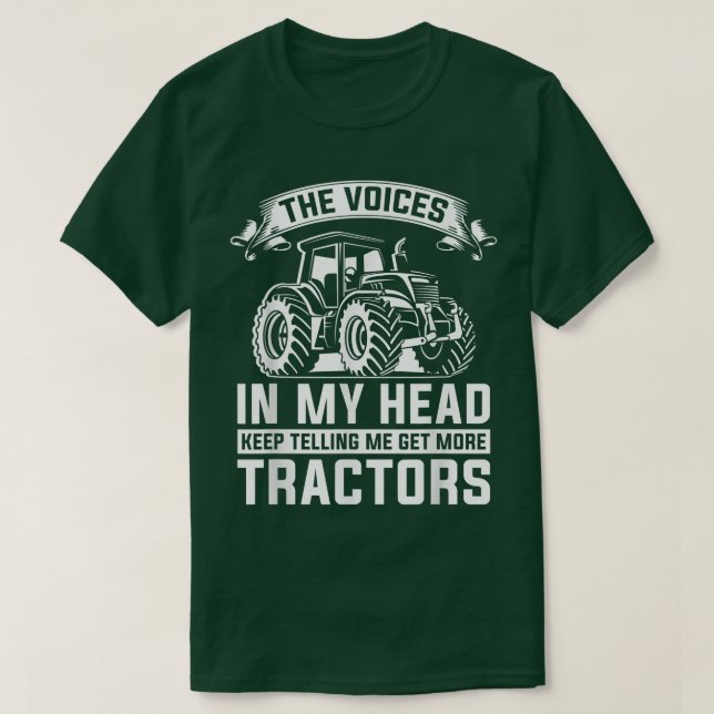 T-shirt Agricole Plus de tracteurs Visions Dreams (Design devant)
