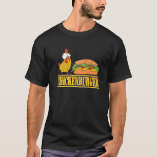 T-shirt Agricole Poulet de ferme Funny Restauration rapide