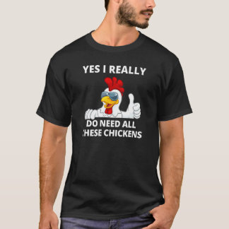 T-shirt Agriculteur Agriculture Oui, j'ai vraiment besoin