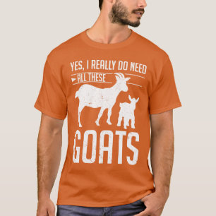 T-shirt Agriculteur Amant de chèvre drôle élevage chèvre a