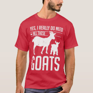 T-shirt Agriculteur Amant de chèvre drôle élevage chèvre a